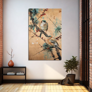 Japanese Birds Painting